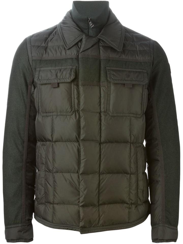 Moncler 'edward' Padded Jacket - Green