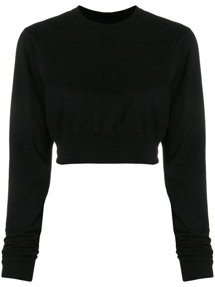 Rick Owens Drkshdw Long Sleeved T-shirt - Black