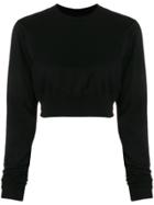 Rick Owens Drkshdw Long Sleeved T-shirt - Black