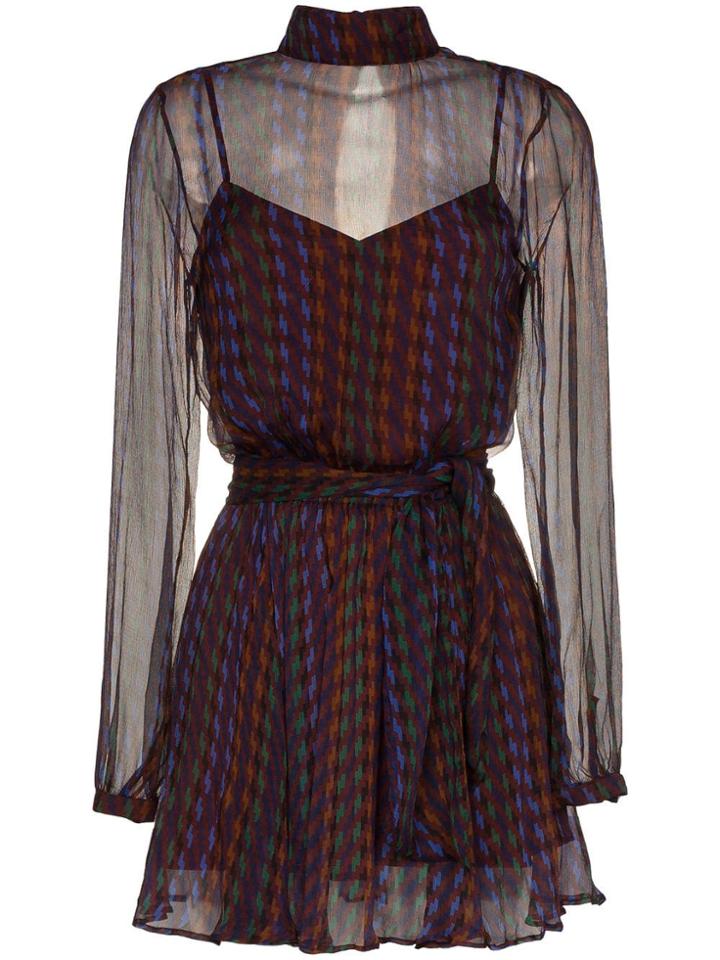 A Peace Treaty Apt Aleila Drs Mk Nk Flr Slv - Blue