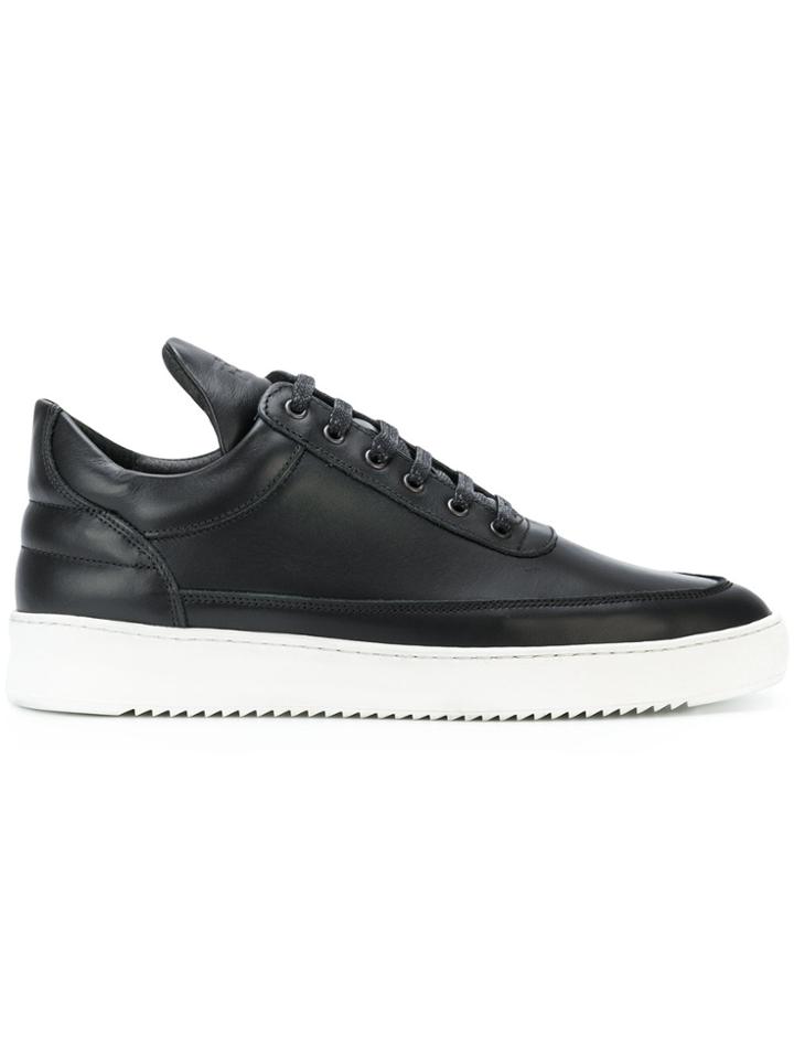 Filling Pieces Ripple Low Top Sneakers - Black