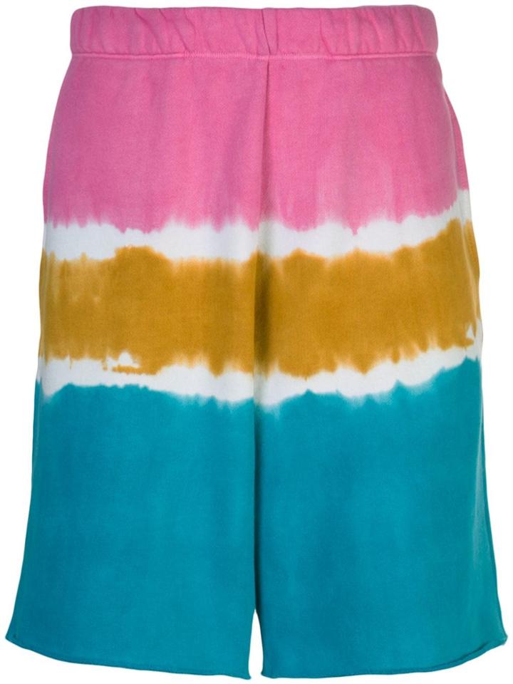 The Elder Statesman Tie-dye Bermuda Shorts - Pink