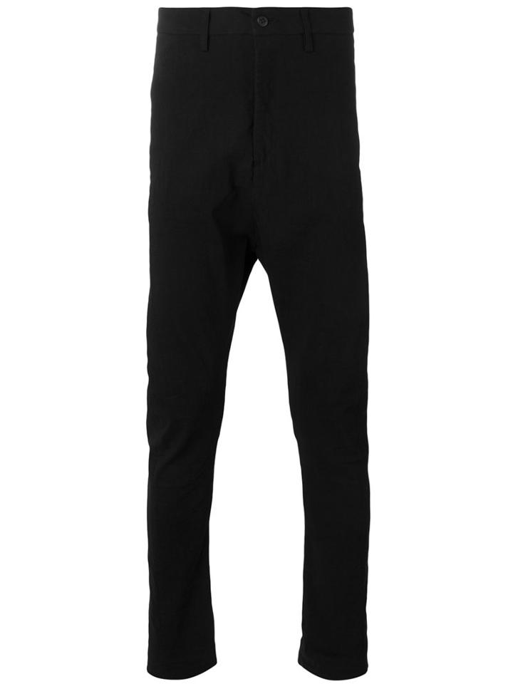Poème Bohémien Slim-fit Trousers, Men's, Size: 52, Black, Linen/flax/viscose/spandex/elastane/cotton
