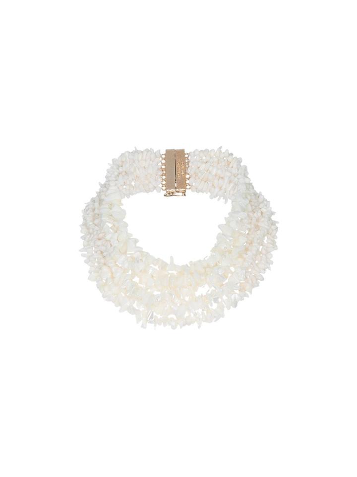 Rosantica White Fato Stone Necklace