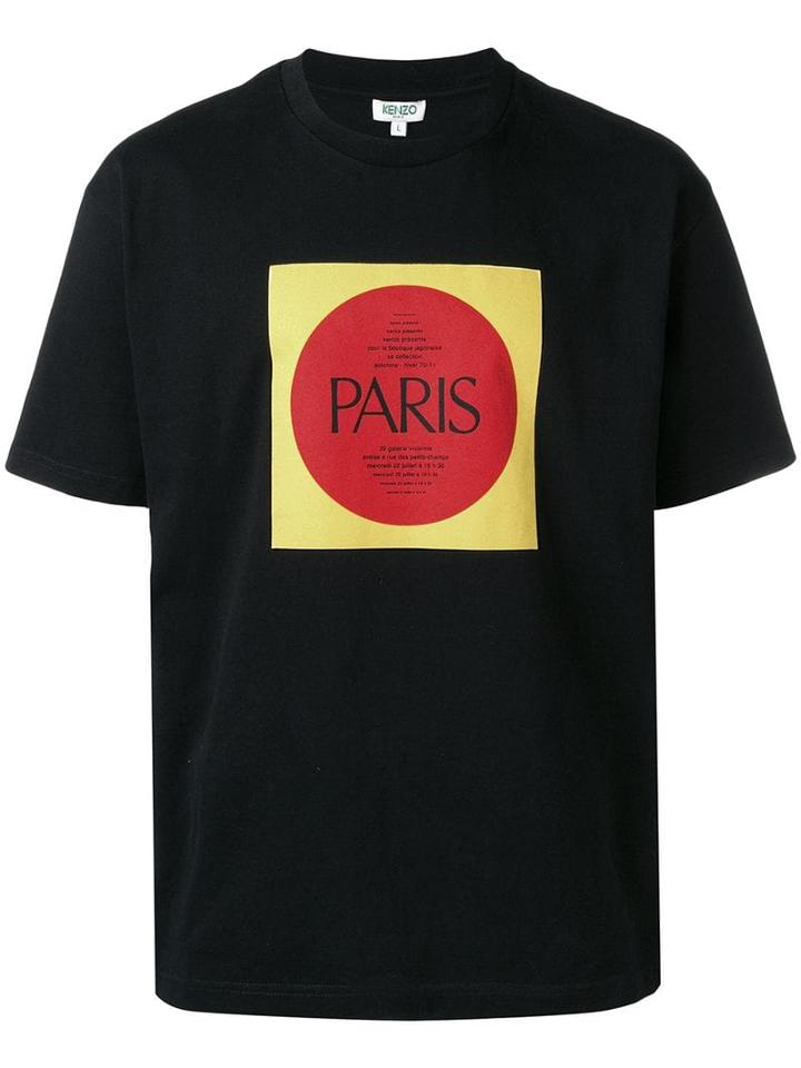 Kenzo Square Logo T-shirt - Black