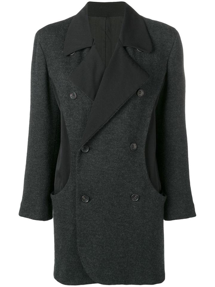 Yohji Yamamoto Vintage Double Breasted Jacket - Black