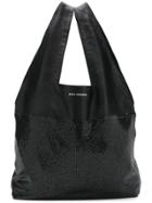 Paco Rabanne Panelled Slouchy Tote - Black