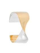 Egrey Gold Plated Twisted Cuff - Metallic