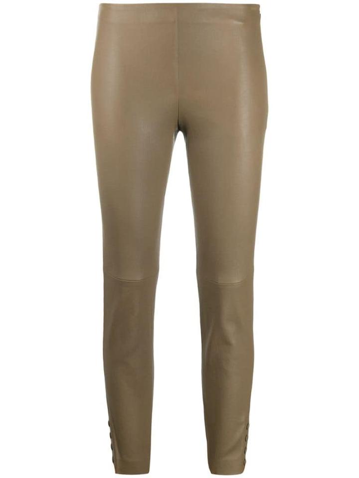 Theory Slim Fit Trousers - Green