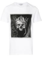 Alexander Mcqueen Gothic Skull T-shirt - White