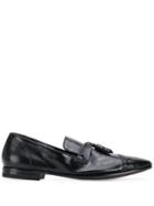 Henderson Baracco Flat Varnished Loafers - Black