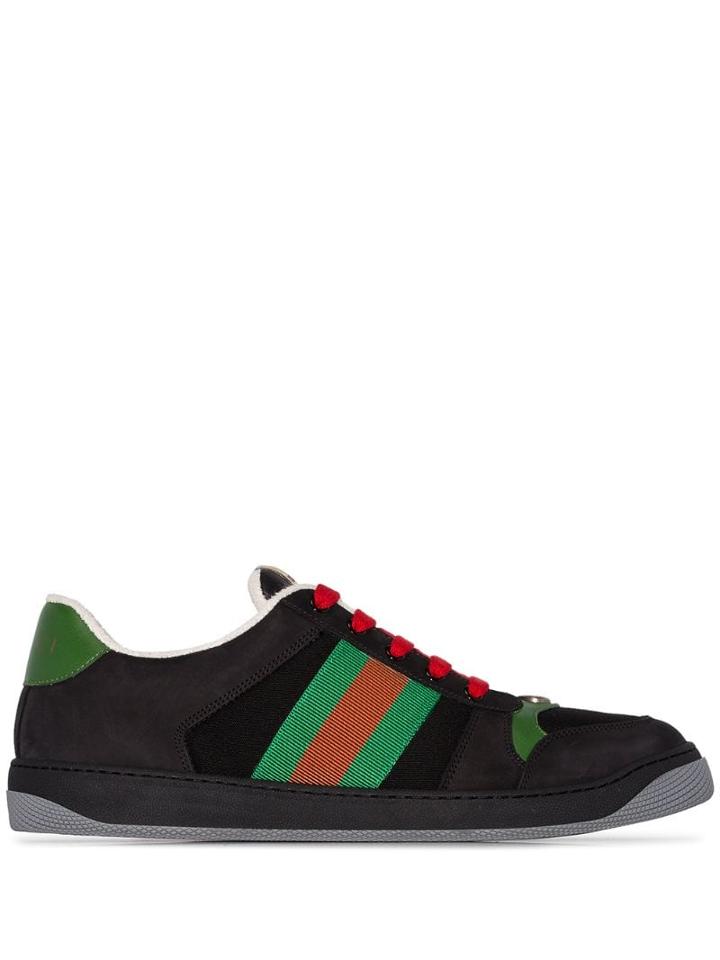 Gucci Screener Low-top Sneakers - Black