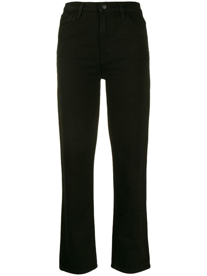 J Brand High-waisted Jeans - Black