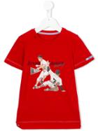 Lapin House Baseball Print T-shirt, Boy's, Size: 6 Yrs, Red