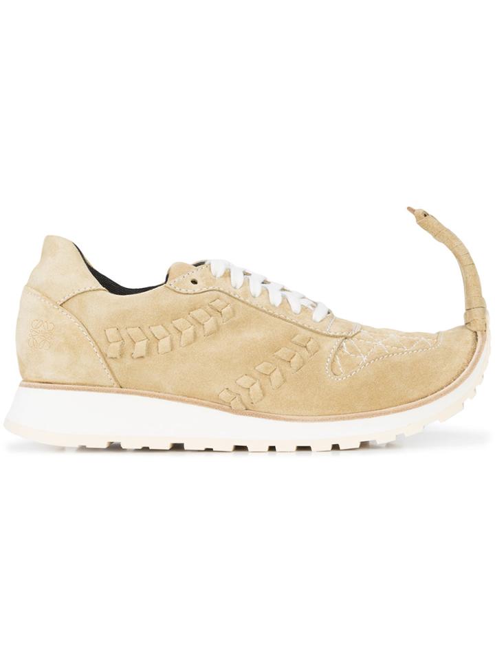 Loewe Dinosaur Sneakers - Nude & Neutrals