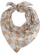 Paco Rabanne Check Mesh Scarf - Grey