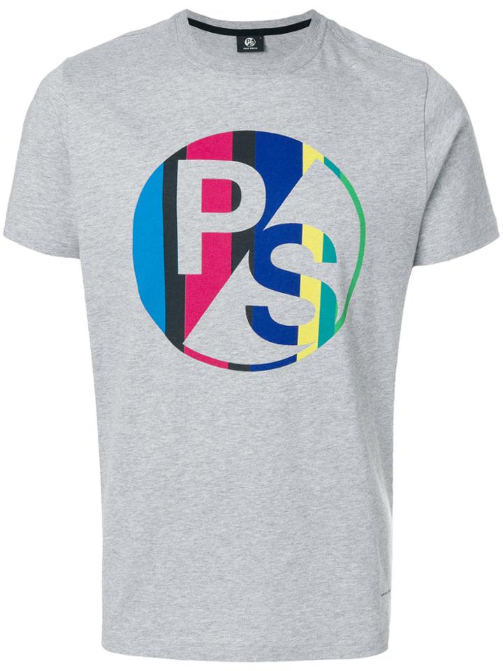 Ps By Paul Smith Logo T-shirt - Grey