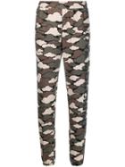 Love Moschino Military Cloud Joggers - Green