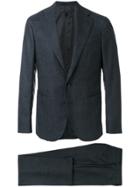 Caruso Single Breasted Suit - Blue