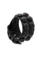 Ann Demeulemeester Studded Bracelet, Men's, Black