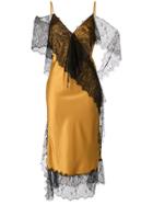 Romance Was Born Devotion Lace Slip Dress - Yellow