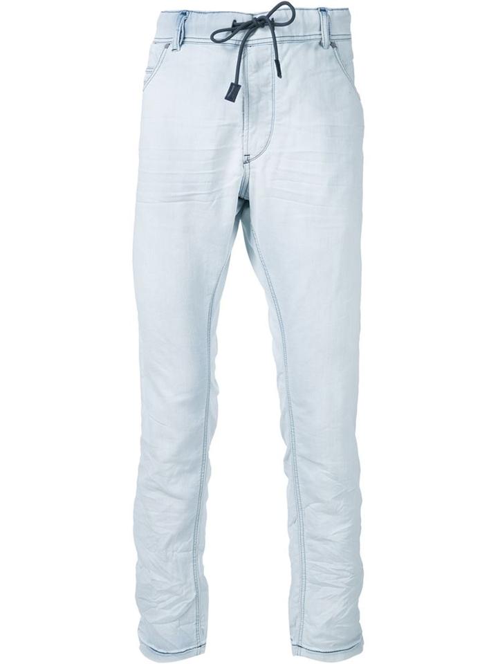 Diesel Krooley Jogg Jeans, Men's, Size: 30, Blue, Cotton/polyester/spandex/elastane
