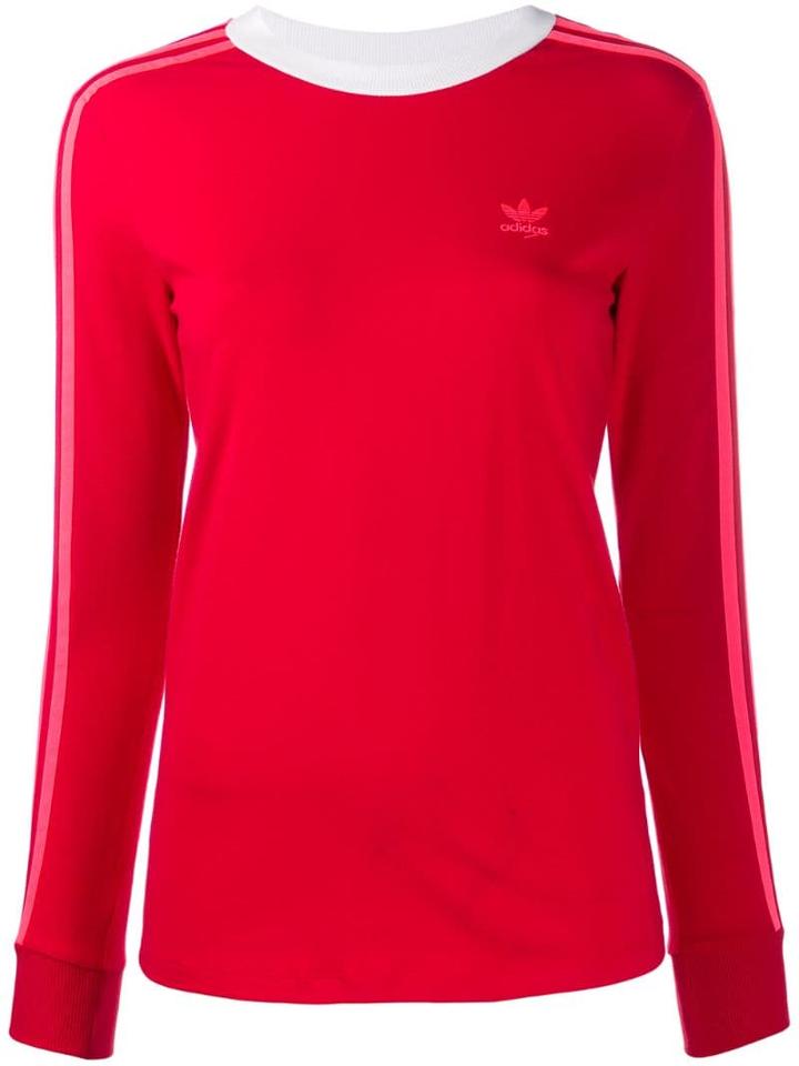 Adidas Three-stripe T-shirt - Red
