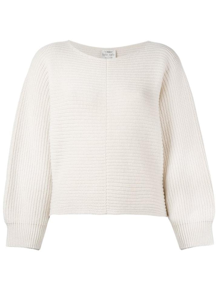 Forte Forte Chunky Cable Knit Jumper, Women's, Size: 2, Nude/neutrals, Cashmere