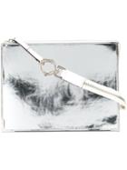 Maison Margiela Mirrored Clutch Bag - Metallic