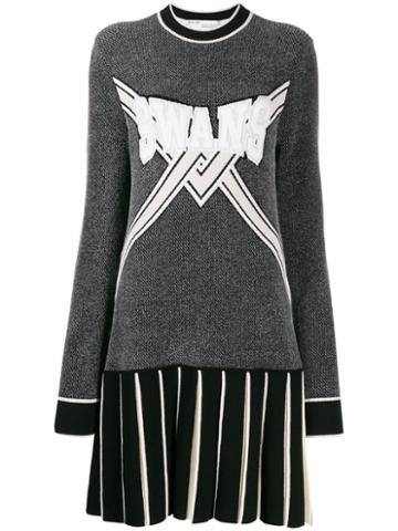 Off-white Swans-knit Dress - Black