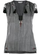 Isabel Marant Étoile - Judith Blouse - Women - Cotton/polyester - 38, Black, Cotton/polyester