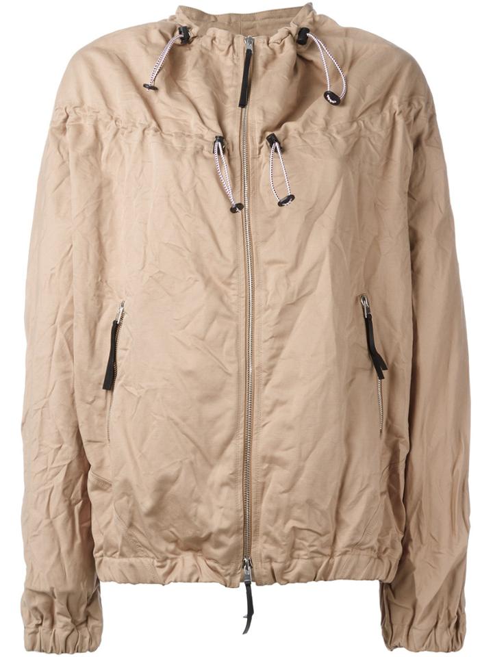 Marni Drawstring Bomber Jacket - Nude & Neutrals