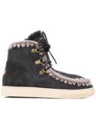 Mou Lace-up Eskimo Boots - Blue