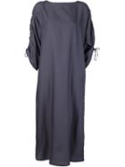 Toogood 'weaver' Dress, Women's, Size: 3, Blue, Silk/cotton