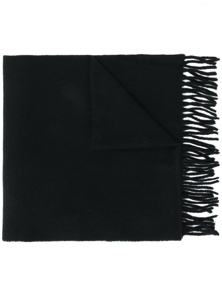 Polo Ralph Lauren Embroidered Pony Scarf - Black