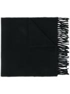 Polo Ralph Lauren Embroidered Pony Scarf - Black