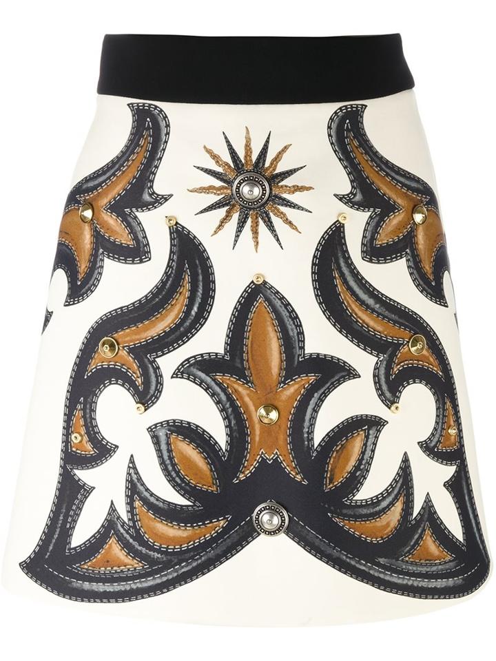 Fausto Puglisi Printed Mini Skirt
