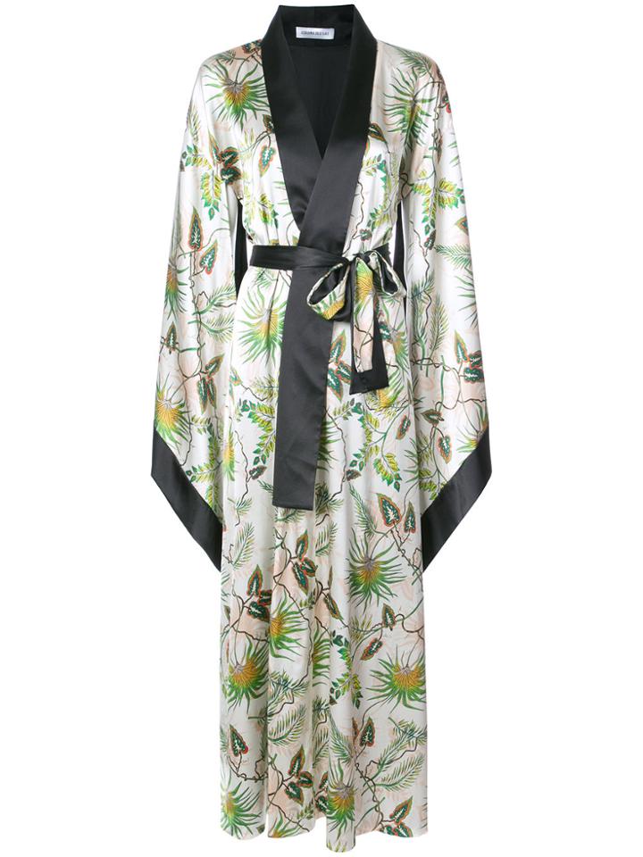 Adriana Iglesias Anna Kimono Dress - Green