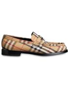 Burberry Vintage Check Cotton Loafers - Yellow & Orange