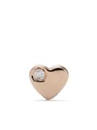 Kismet By Milka 14kt Rose Gold Heart Piercing Diamond Stud