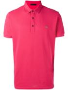 Etro Embroidered Logo Polo Shirt - Pink & Purple