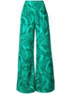 16arlington Marvin Print Trousers - Green