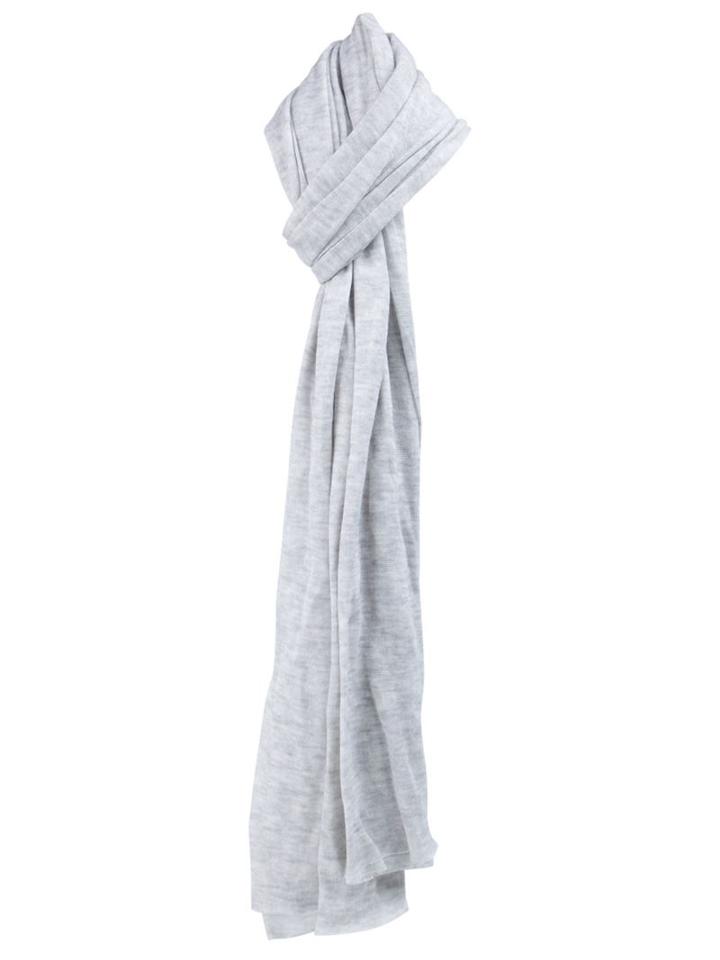 Faliero Sarti Shawl Scarf, Adult Unisex, Grey, Silk/cashmere