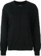 Nicopanda Exposed Seam Sweatshirt, Women's, Size: M, Black, Cotton