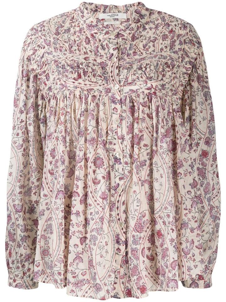 Isabel Marant Étoile Floral Print Blouse - Neutrals