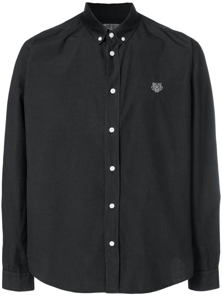 Kenzo Mini Tiger Button Down Shirt - Black