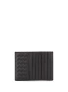 Bottega Veneta Intrecciato Nappa Card Case - Brown