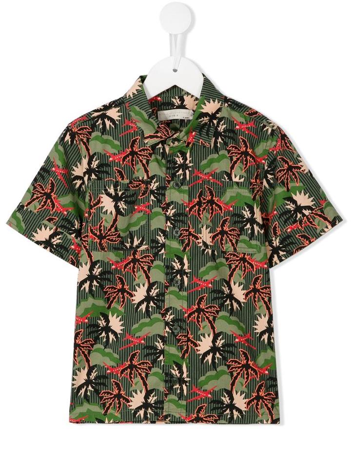 Stella Mccartney Kids Hawaiian Print Rowan Shirt, Boy's, Size: 8 Yrs, Green