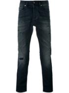 Diesel Distressed Jeans, Men's, Size: 36, Blue, Cotton/spandex/elastane
