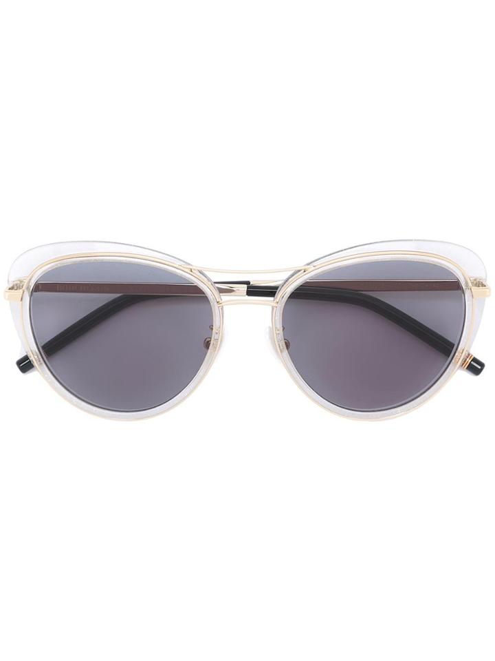 Boucheron Round Frame Sunglasses - Metallic